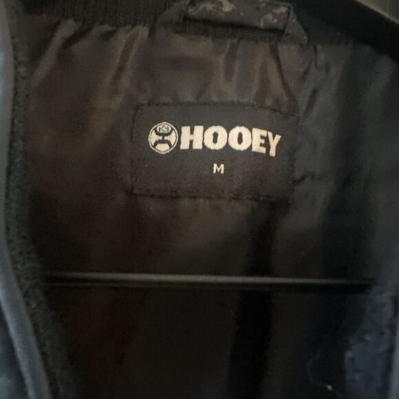 Hooey Softshell Vest Sz M Black Grey Speckled Outdoors Western - Picture 3 of 12